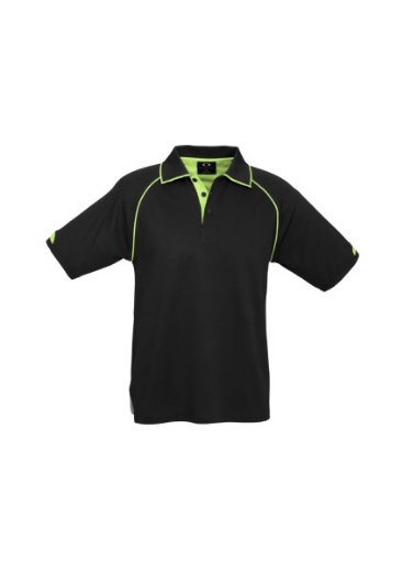 Picture of Biz Collection Mens Fusion Polo Shirt Bizcool Cotton Back polyester